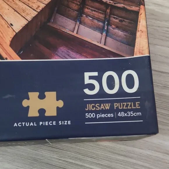 Corner Piece Braies Lake Italy 500 Pc Puzzle Scenic Landscape Mountains Lake - Picture 2 of 9